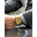 FNGEEN S666 Top Brand Luxury Gold Men No Mechanical Watch Waterproof Dragon Face Full Solid Couple Watches 2020 NEW